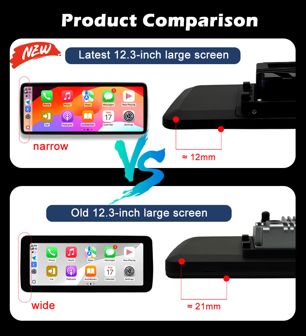 12.3inch QLED 2400*900P Wirele - огляд і ціна Cr Touch