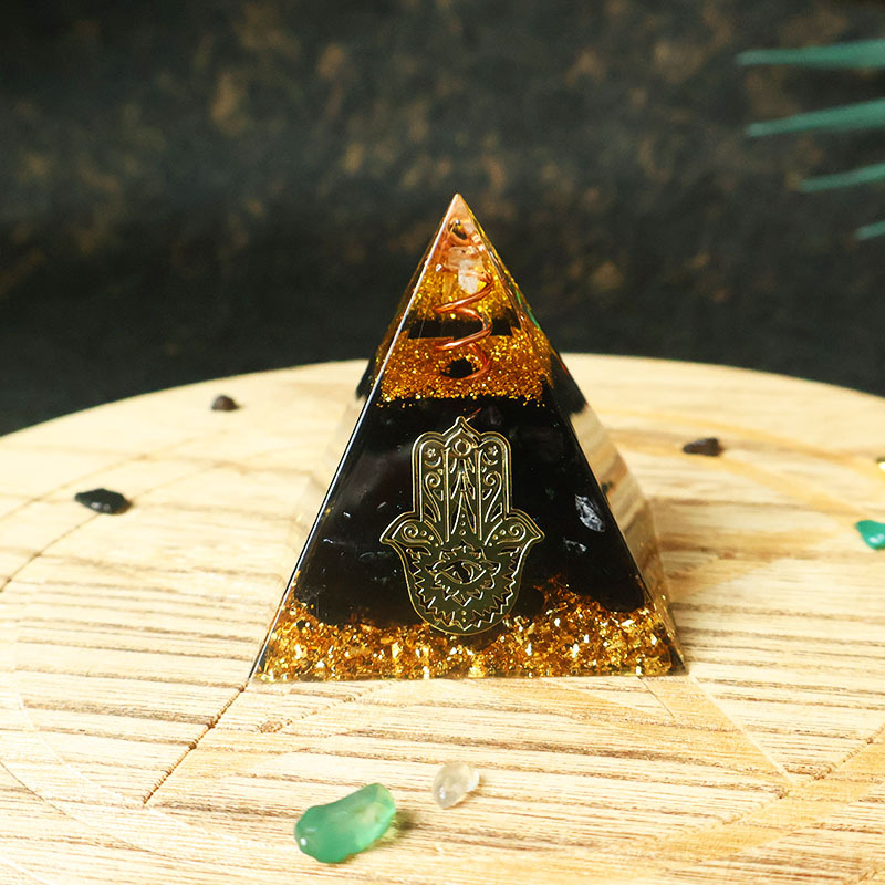 Hamsa Hand Resin Crystal Pyram - огляд і ціна Resin