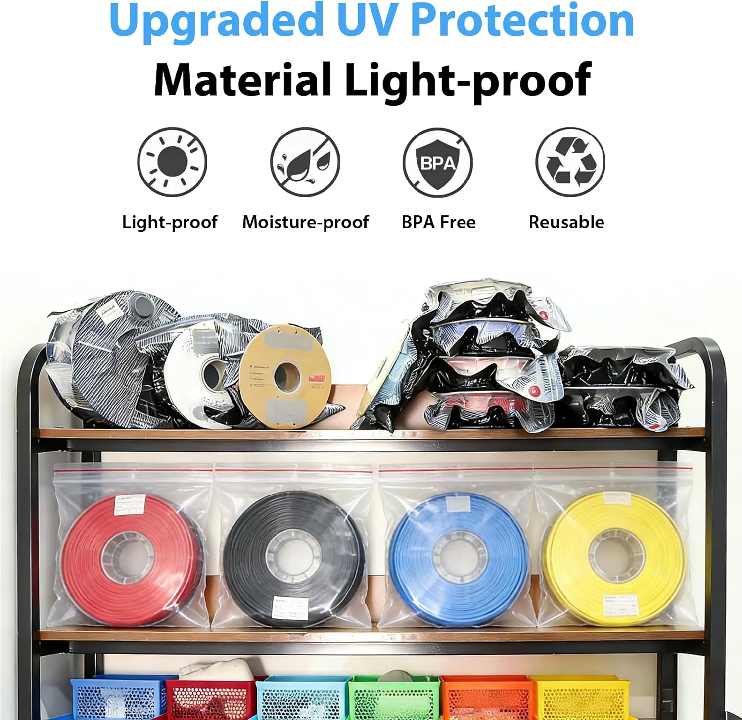 Upgraded 3D Printer Black Fila - огляд і ціна Abs Filament