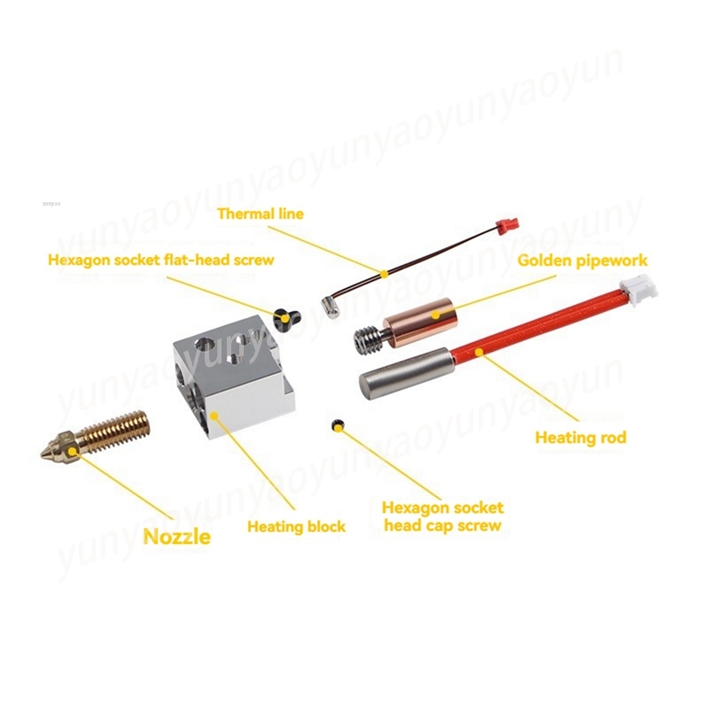 Hotend Kit Metal High Flow Hot - огляд і ціна Hotend 0.4Mm