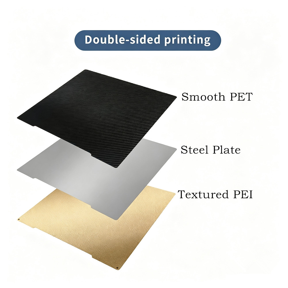 Double Sided Textured PEI+Smoo - огляд і ціна 3D Printer Bed