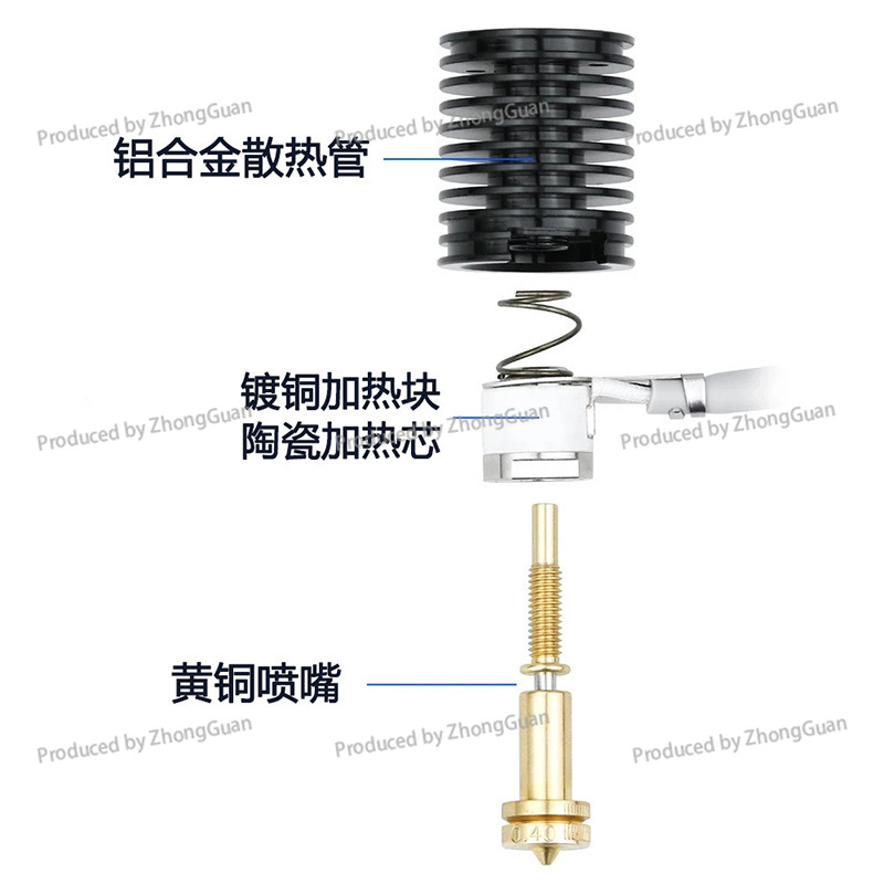 High Temperature Resistant Cer - огляд і ціна Printer Nozzle