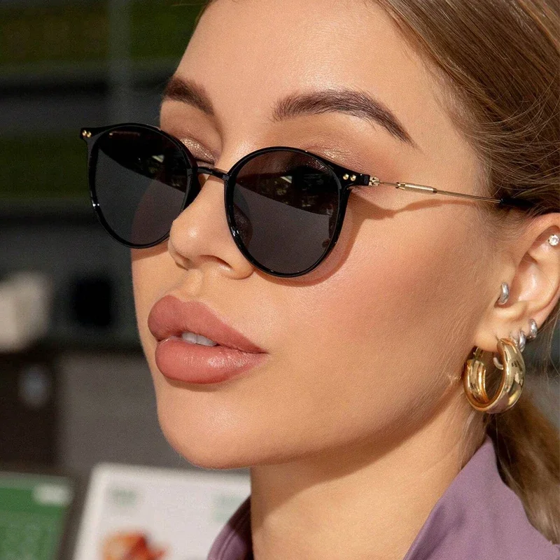 New Round Vintage Sunglasses W - огляд і ціна Uv Resin